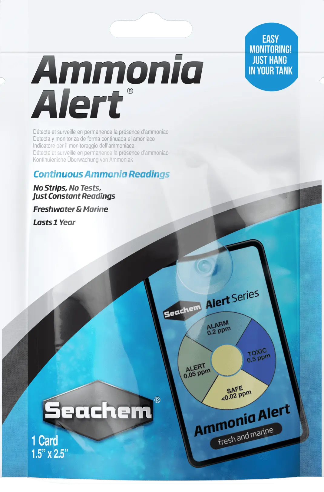 Seachem Ammonia Alert (1 Year) Micro Aquatic Shop