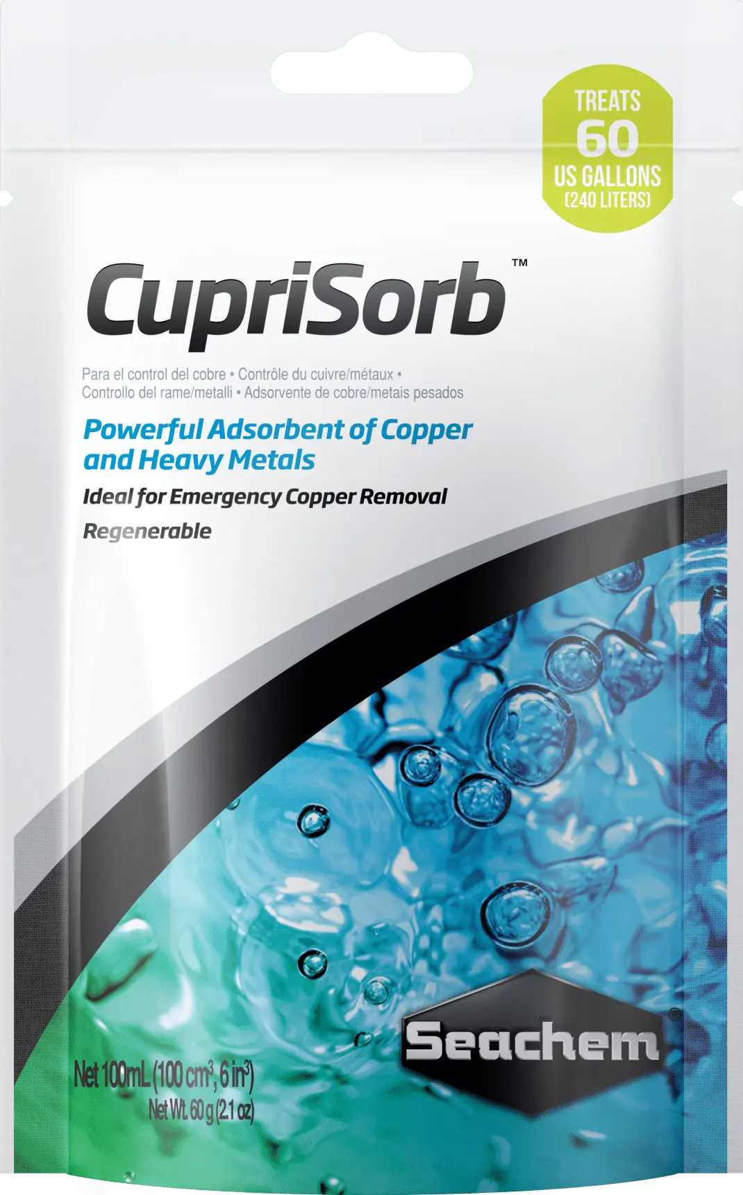 Seachem CupriSorb 100mL (Bagged) Micro Aquatic Shop