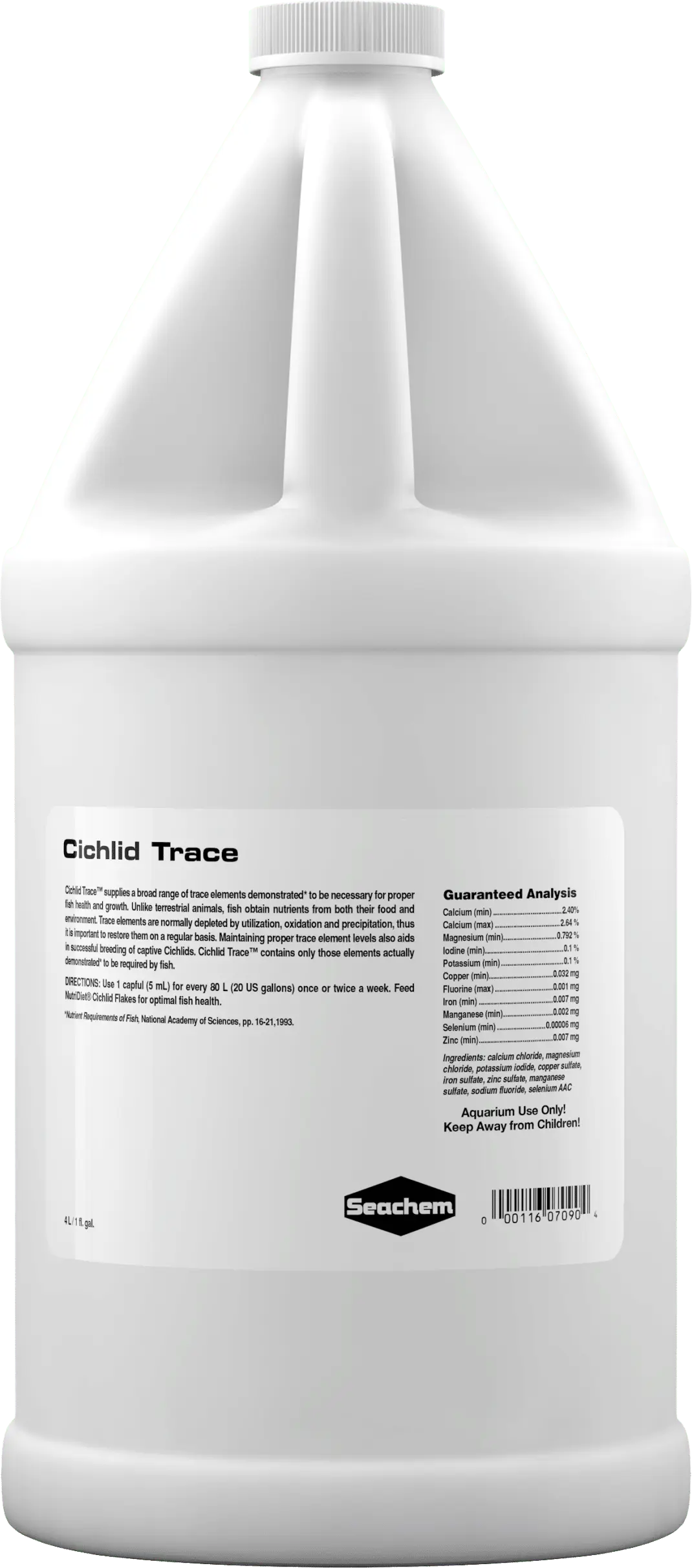 Seachem Cichlid Trace 4L Micro Aquatic Shop
