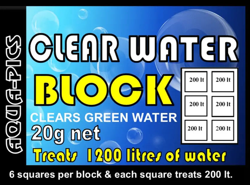 Aqua-Pics Clear Water Block 20g Micro Aquatic Shop
