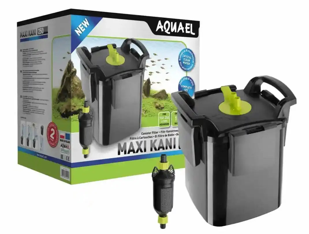 Aquael Filter 250 MaxiKani Canister Filter with External Pump Micro Aquatic Shop