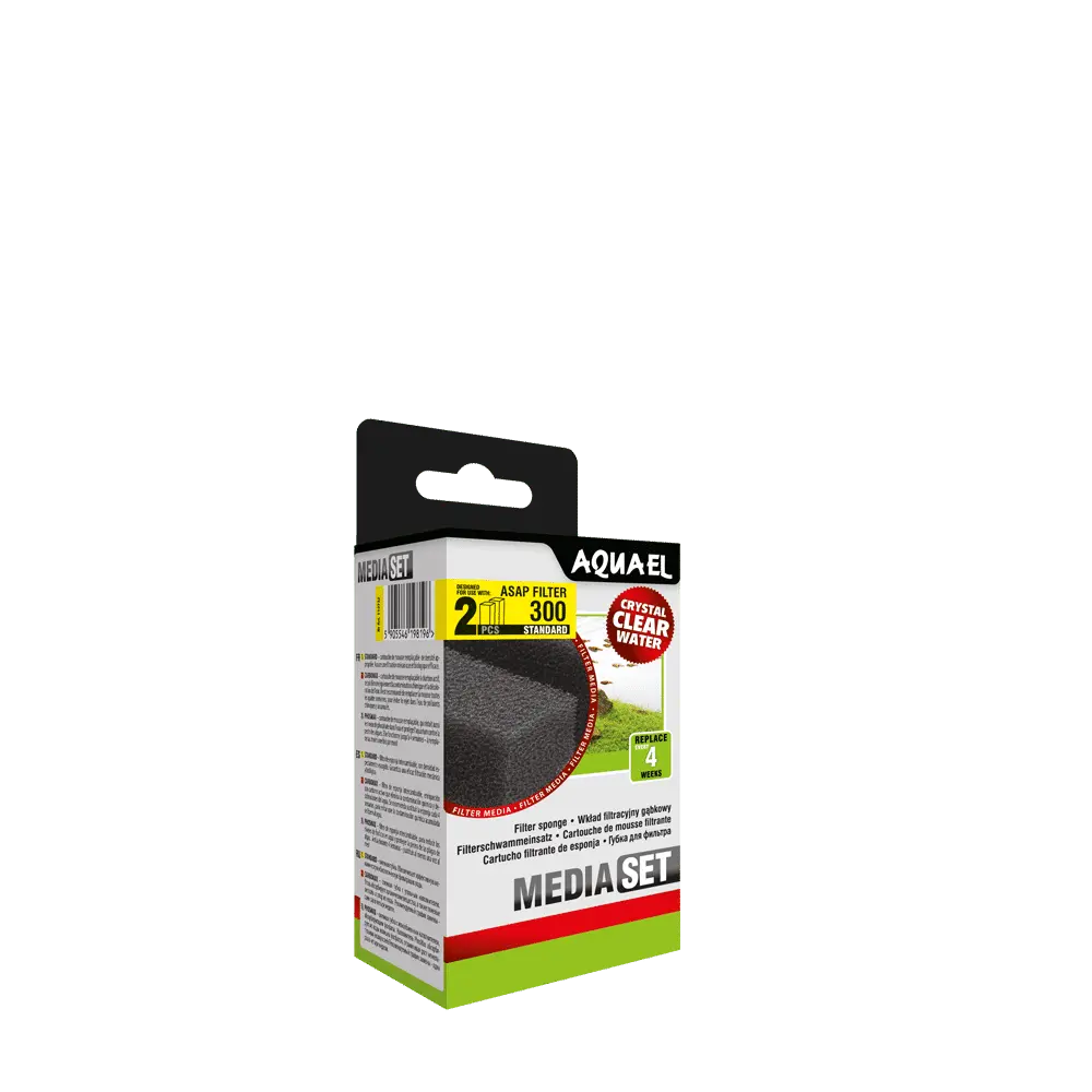 Aquael Filtration Sponge ASAP 300 Standard (2pcs) Micro Aquatic Shop