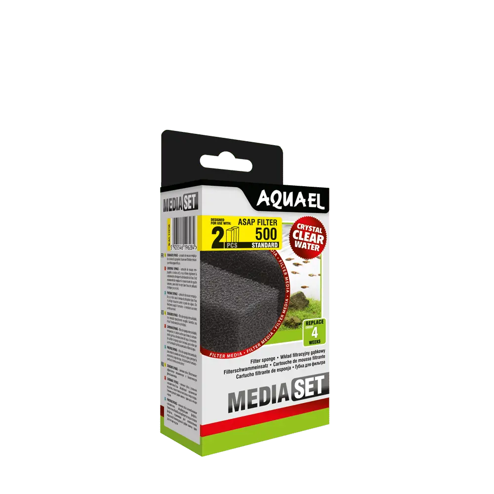 Aquael Filtration Sponge ASAP 500 Standard (2pcs) Micro Aquatic Shop