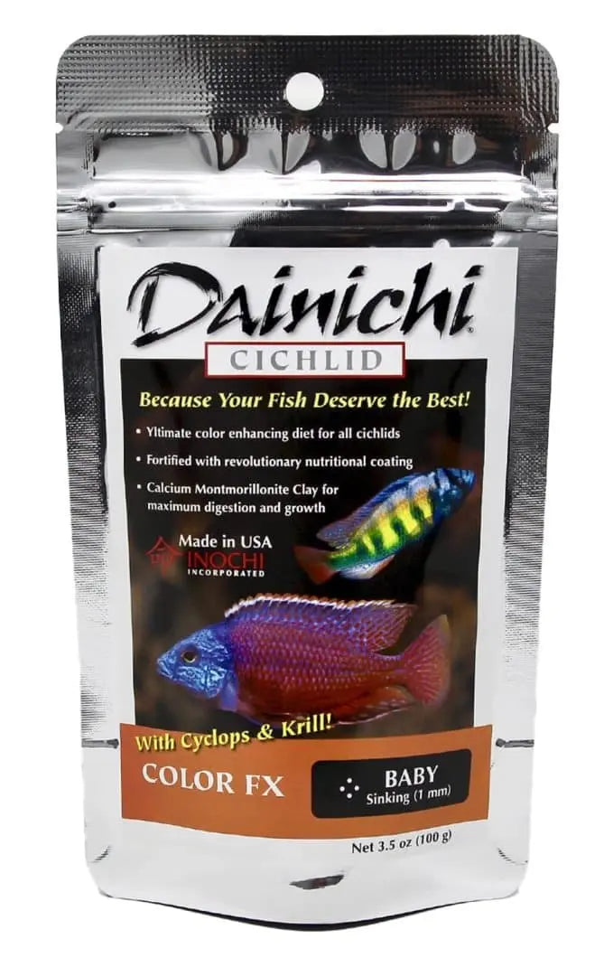 Dainichi Color FX 100g BABY (1mm) Sinking Pellets Micro Aquatic Shop