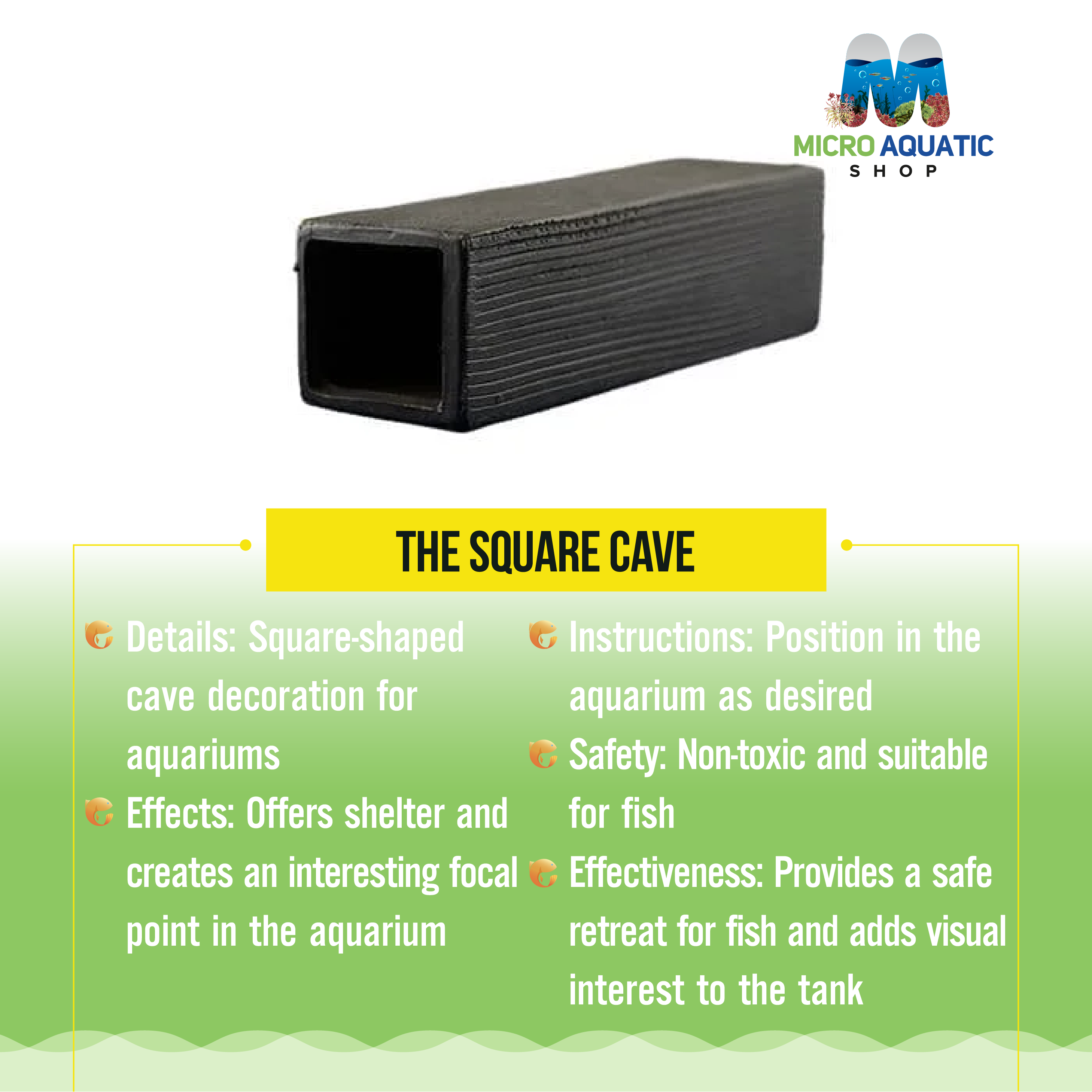 The Square Cave Micro Aquatic Shop