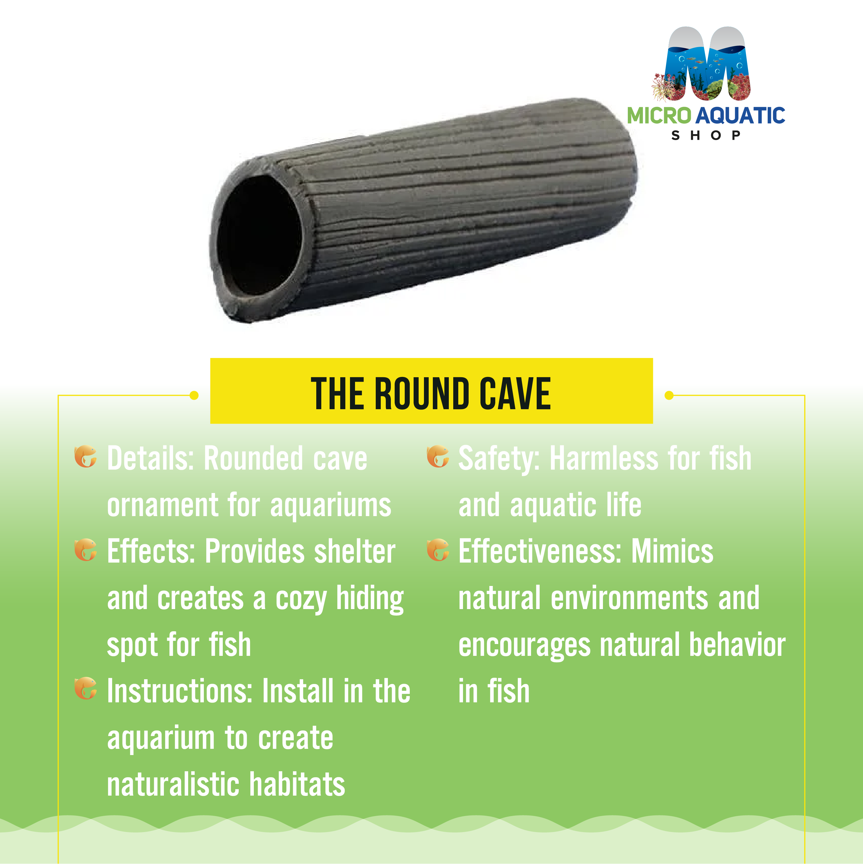 The Round Cave Micro Aquatic Shop