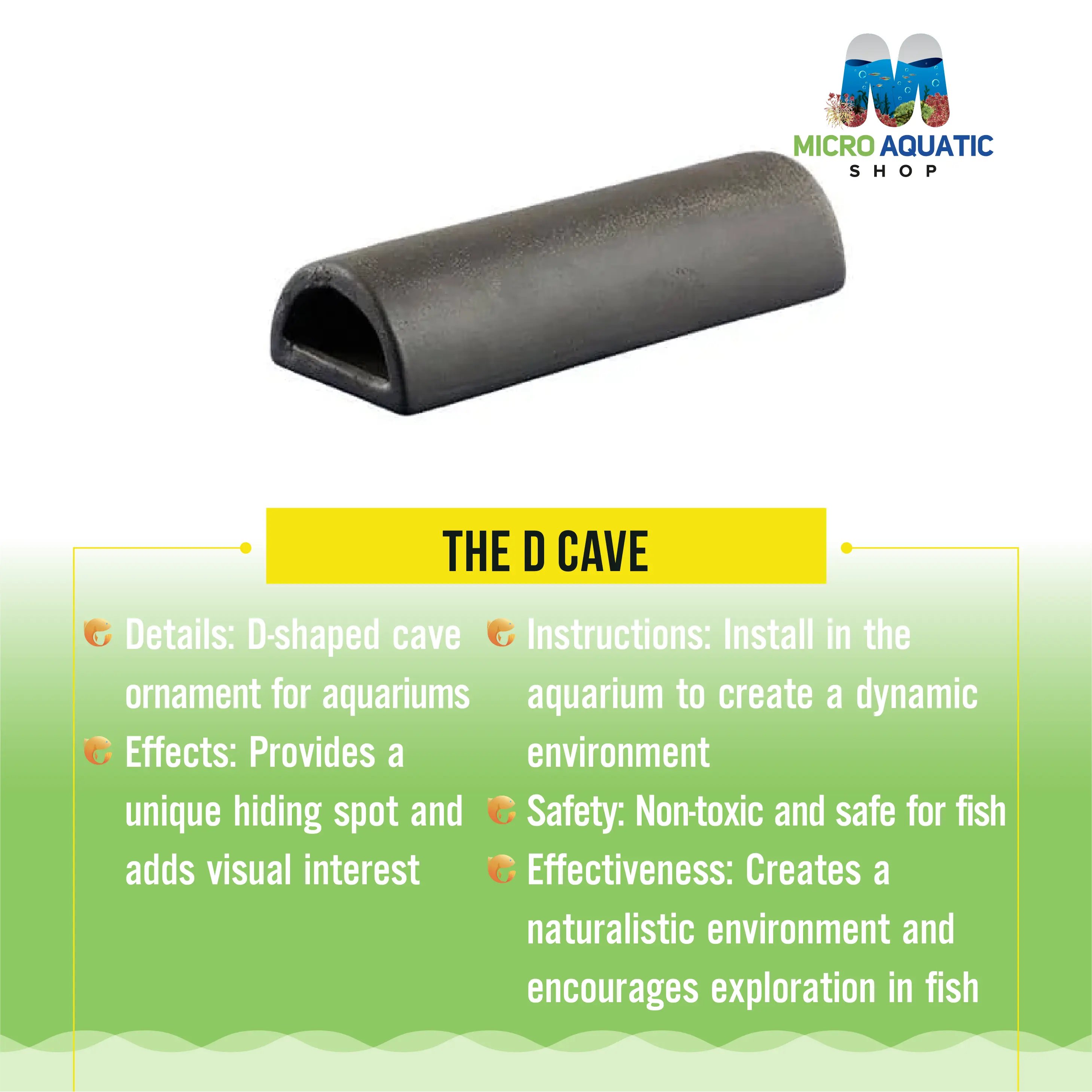 D Cave Micro Aquatic Shop