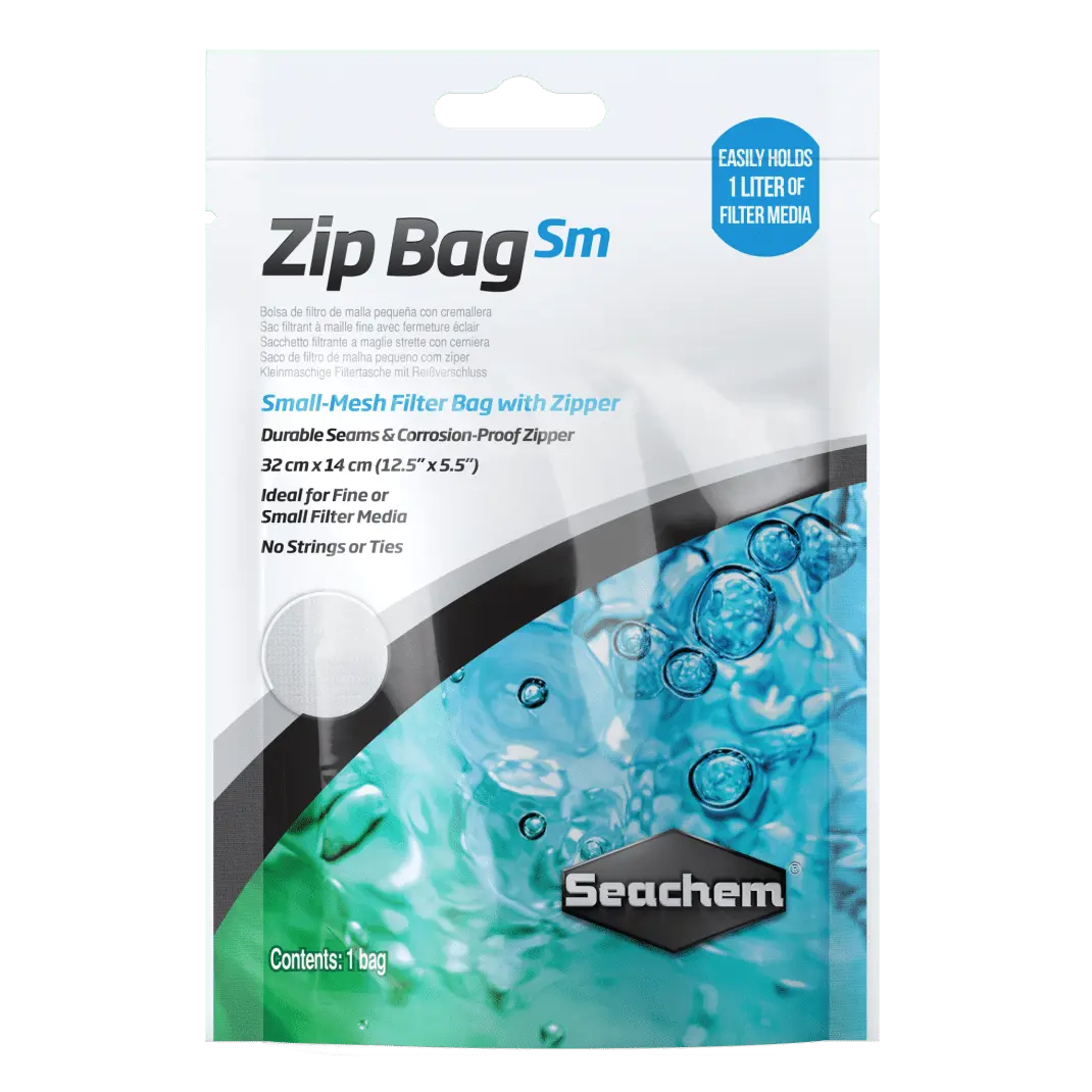 Seachem Zip Bag - Small (12.5" x 5.5") Micro Aquatic Shop