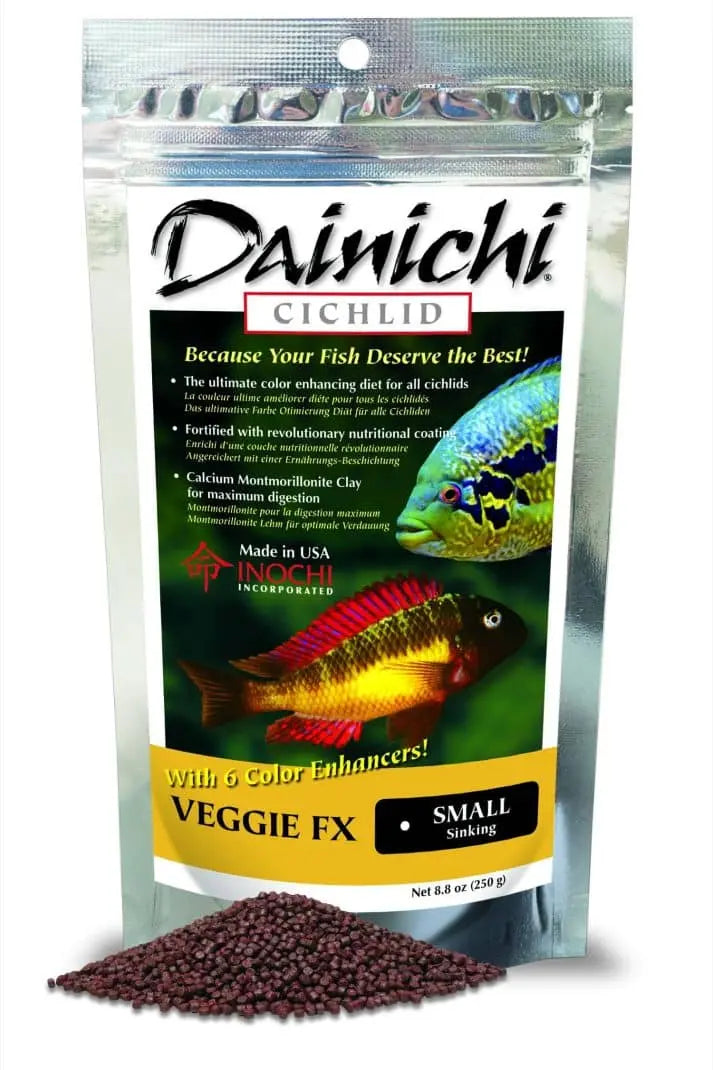 Dainichi Veggie FX Sinking Pellets, Small 3mm, 2.5kg Micro Aquatic Shop