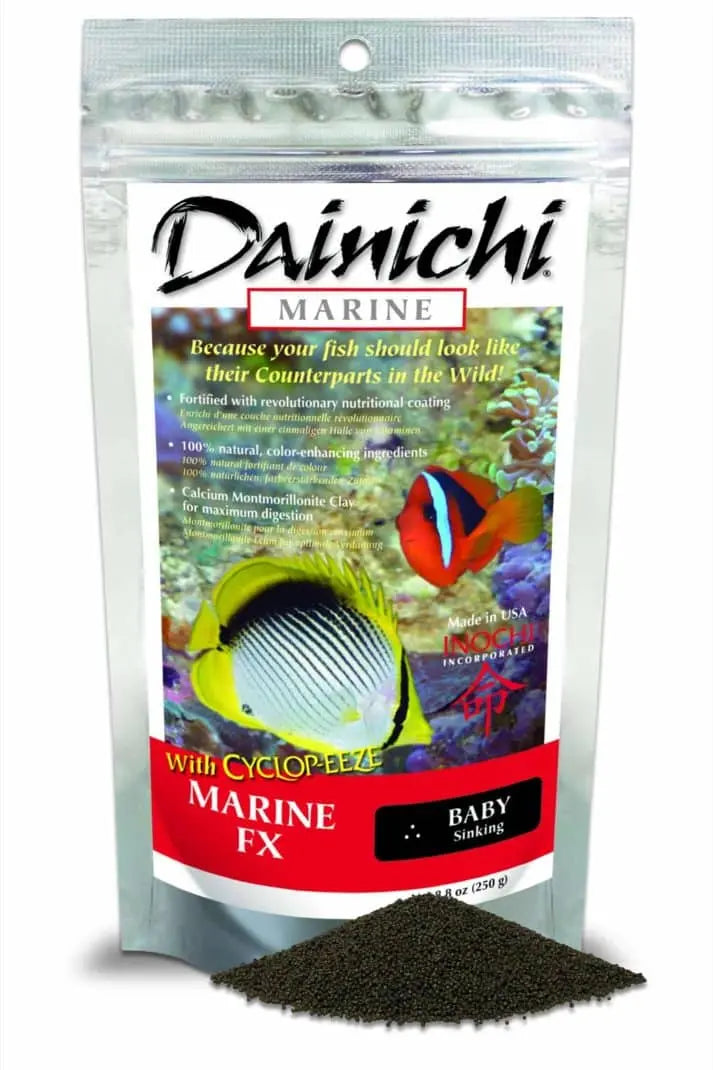 Dainichi Marine Sinking Pellets, Marine FX, Small 3mm, 2.5kg Micro Aquatic Shop