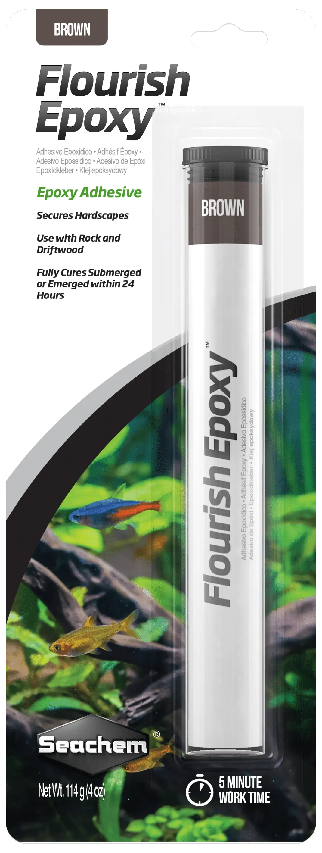 Seachem Flourish Epoxy - Brown 114g Micro Aquatic Shop