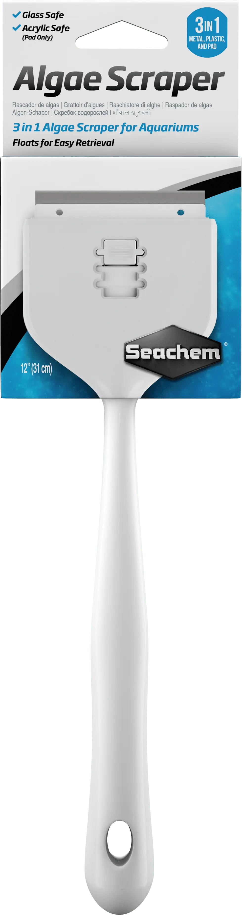Seachem Algae Scraper 31cm (12 inch) Micro Aquatic Shop