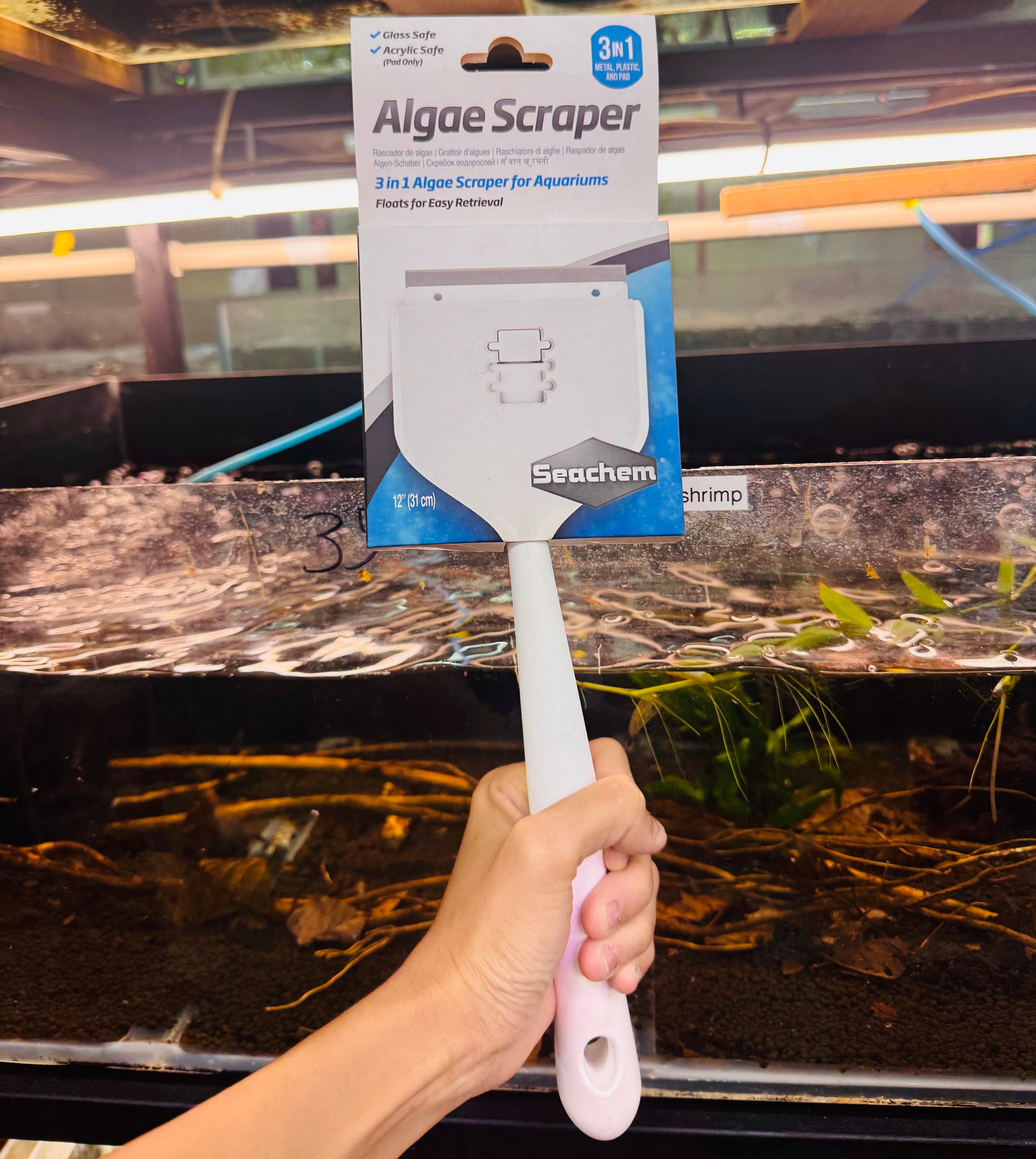 Seachem - THE 3 IN 1 ALGAE SCRAPER
