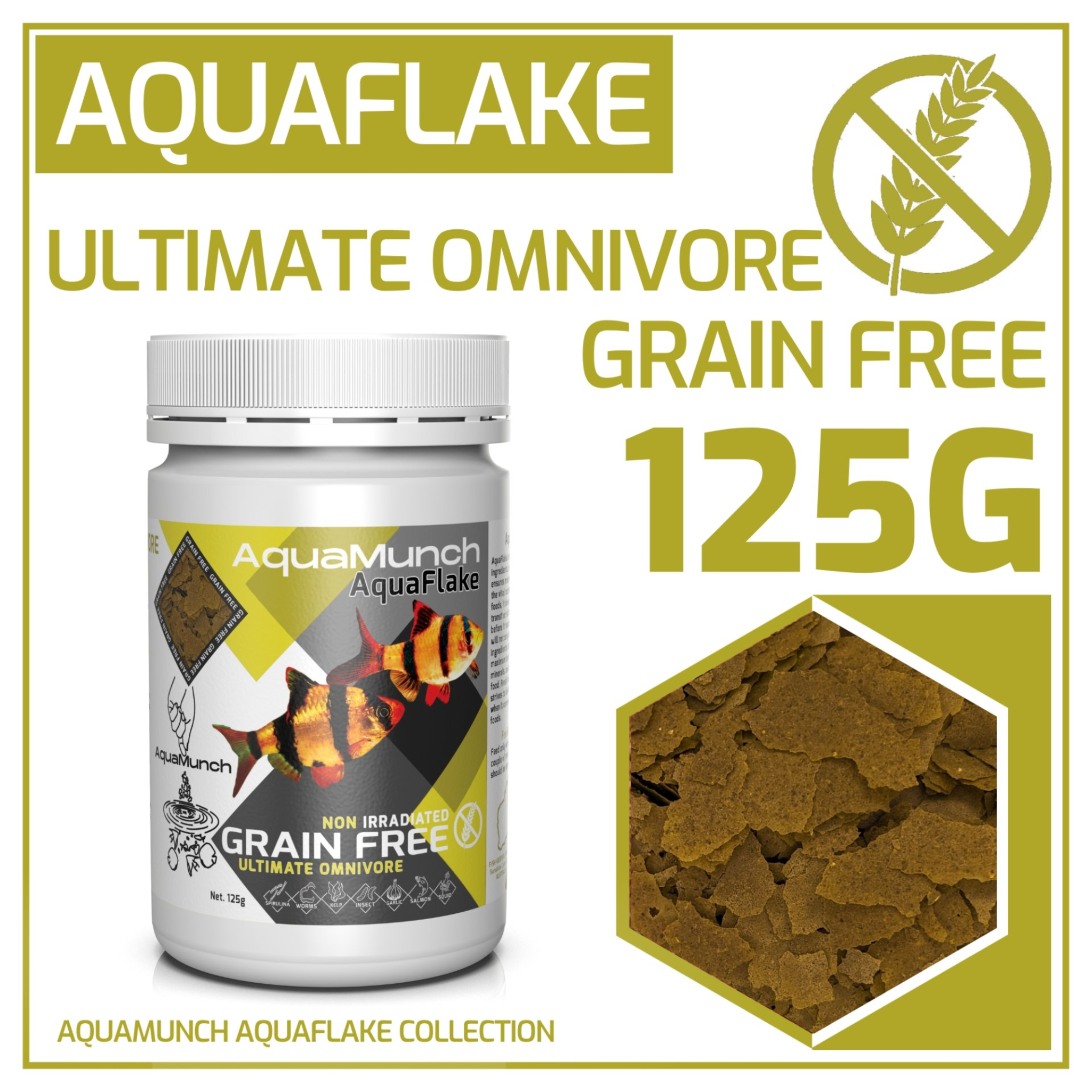 AquaMunch AquaFlake Ultimate Omnivore Flake Aqua Munch