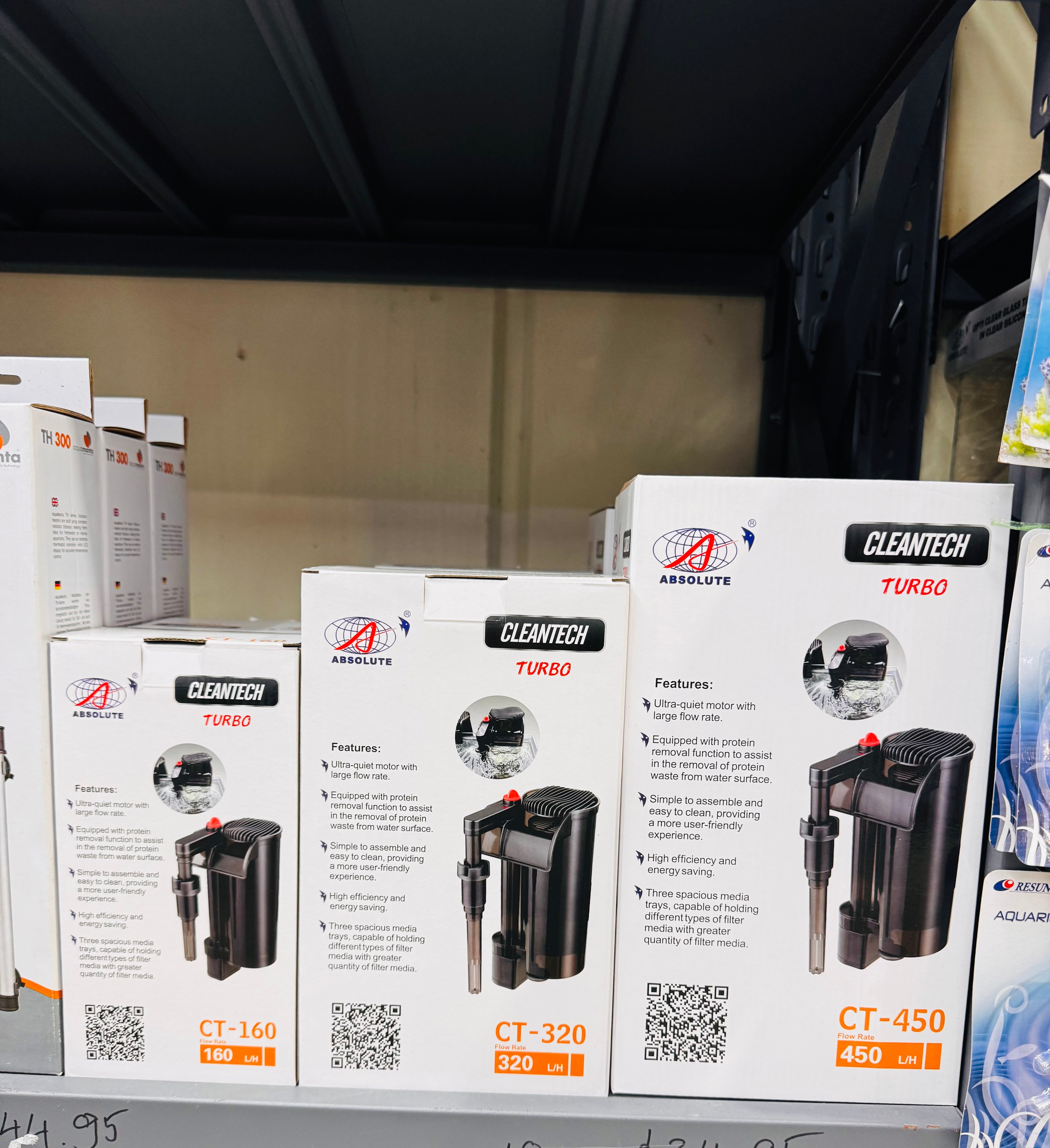 CleanTech Turbo Hang on Filter 160L/H