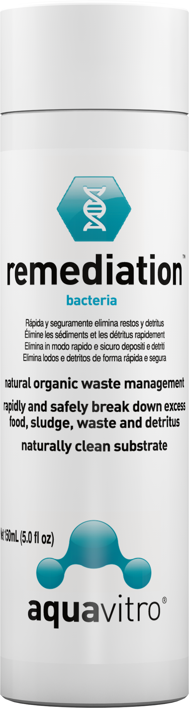 Aquavitro Remediation 150 mL- ''Break down excess food, waste, and detritus'' Micro Aquatic Shop