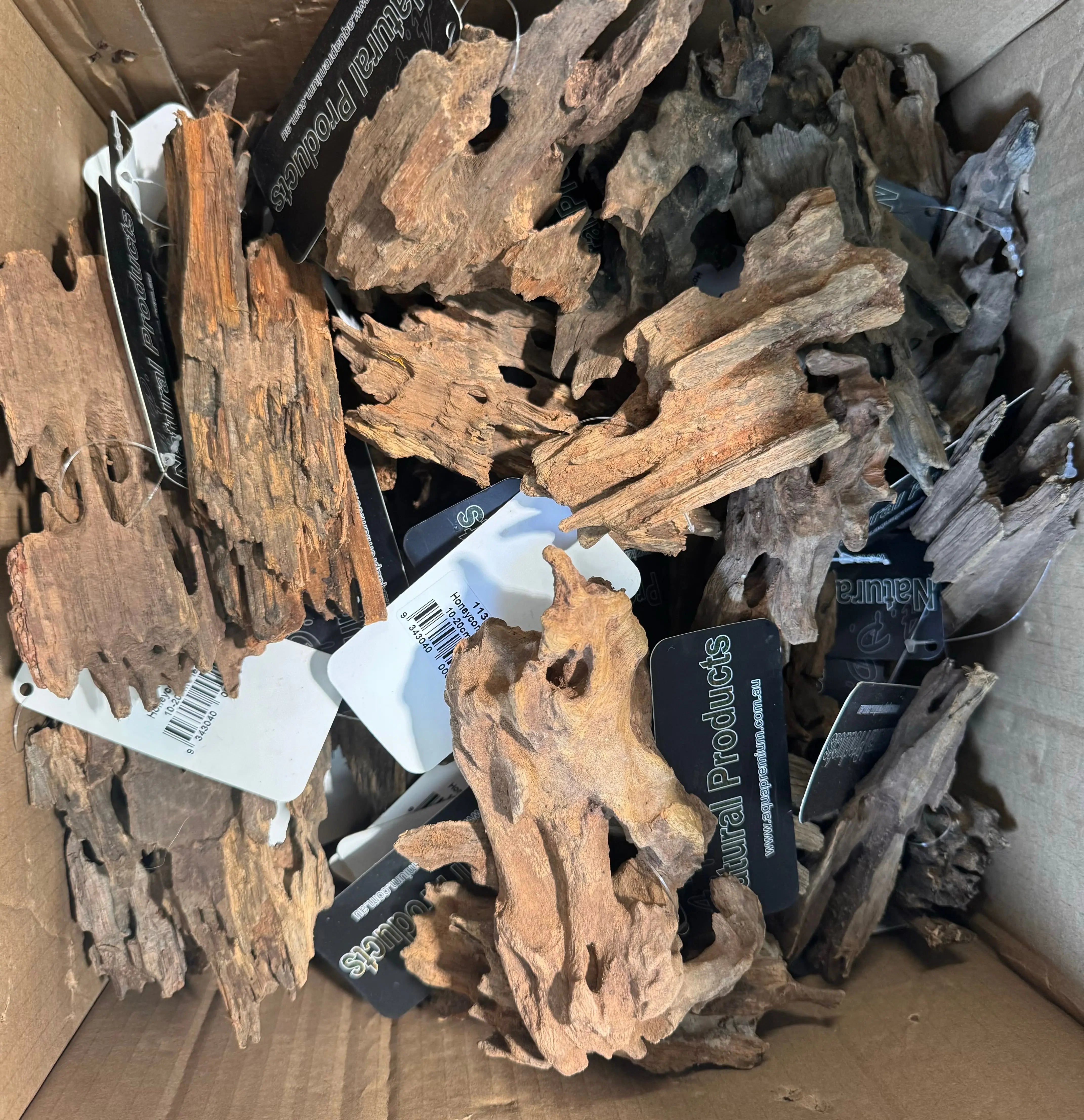 Honeycomb Driftwood 10x20cm Micro Aquatic Shop