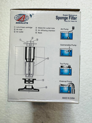 Round Bio Sponge Filter Micro Aquatic Shop