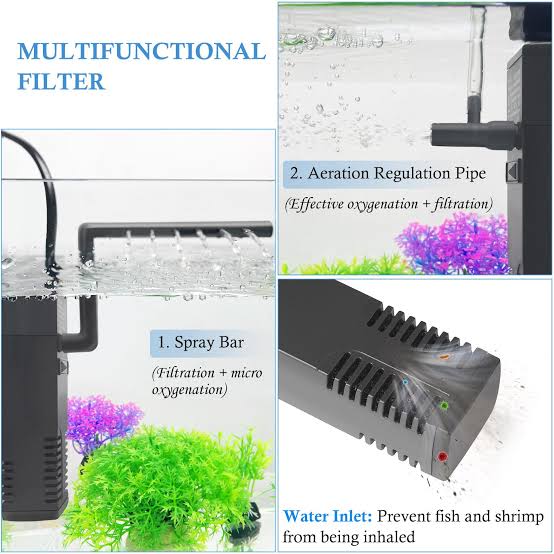 Submersible Fish Tank Internal Filter - Jet Plus Micro Aquatic Shop