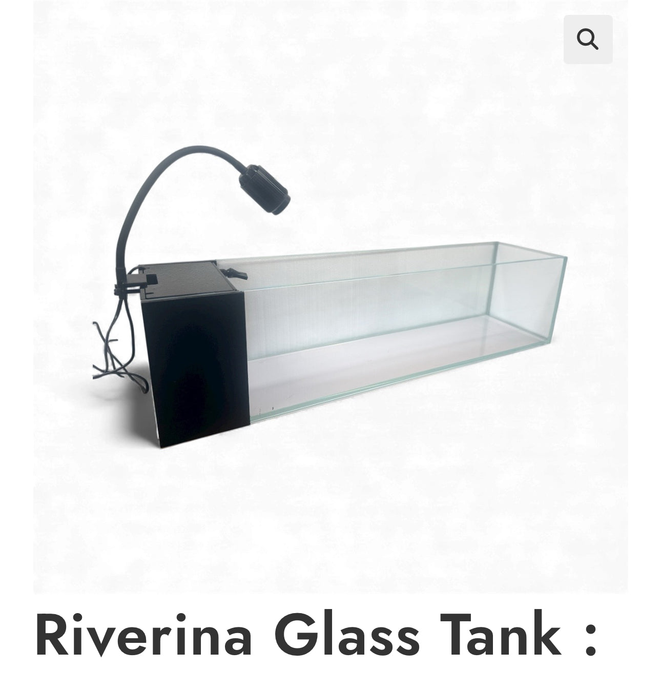 River Tank ( Build In Filter + Zoom Light ) Micro Aquatic Shop