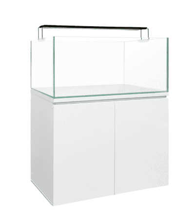 DYMAX GS SERIES AQUARIUM AND CABINET PACKAGE WITH LIGHT 2FT/60CM GLOSSY WHITE