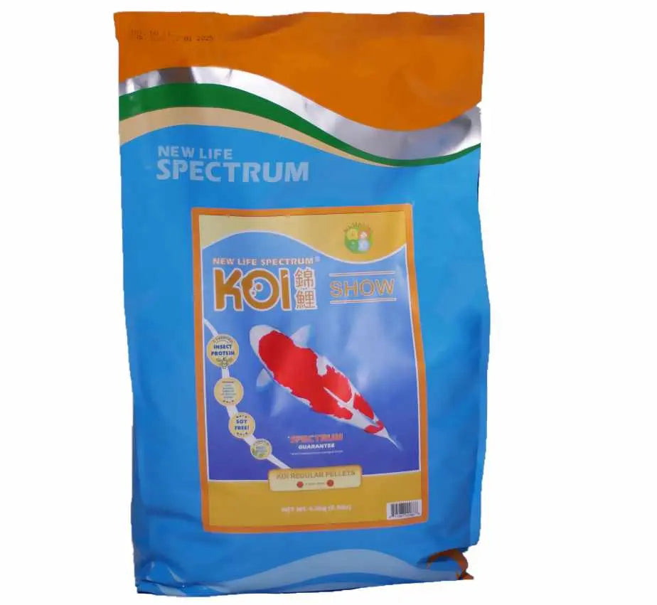 New Life Spectrum Koi Formulas, Show (Regular Koi Pellets 5.5-6mm), 4.5kg Micro Aquatic Shop