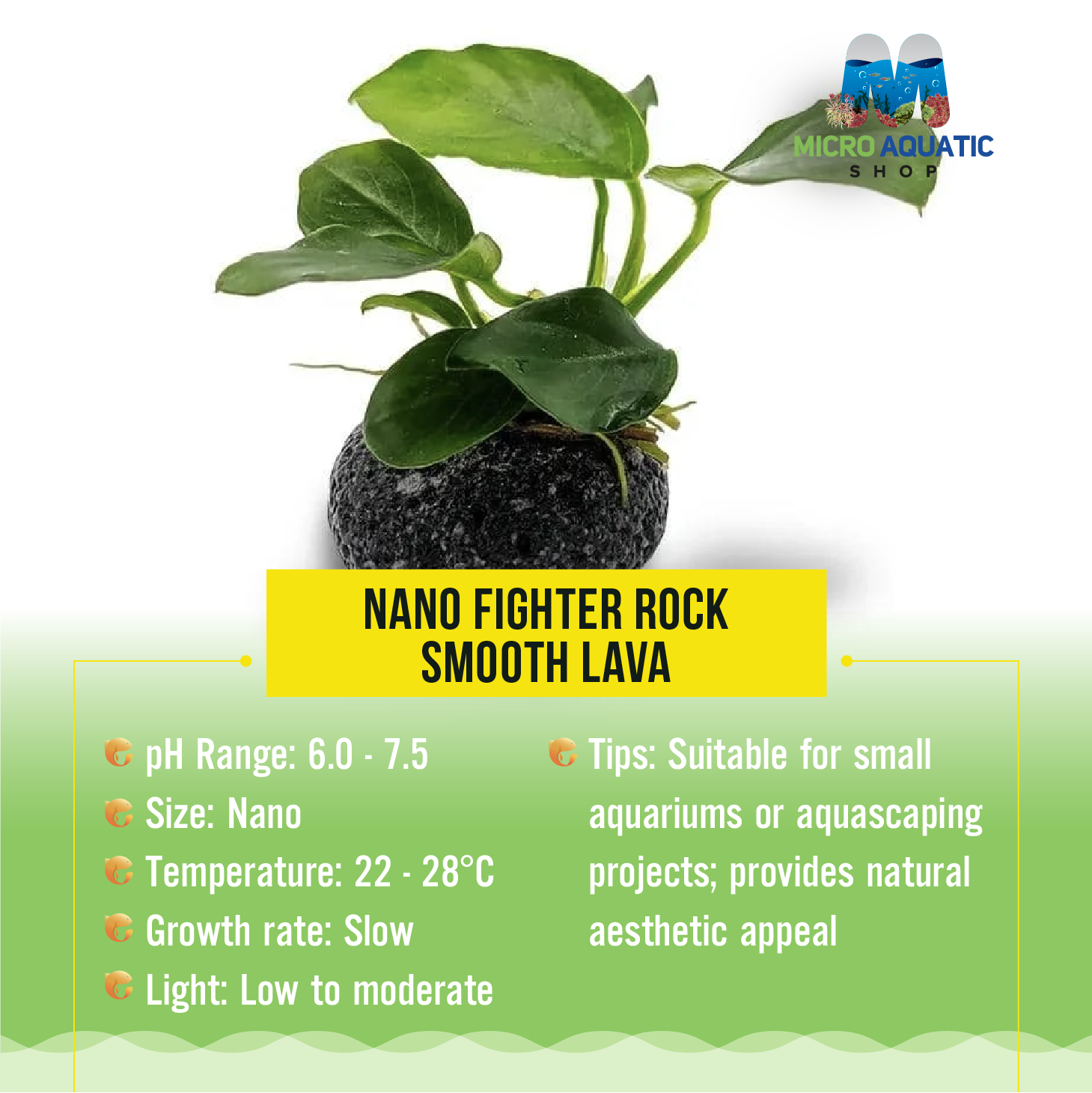 Nano Fighter Rock - Smooth Lava