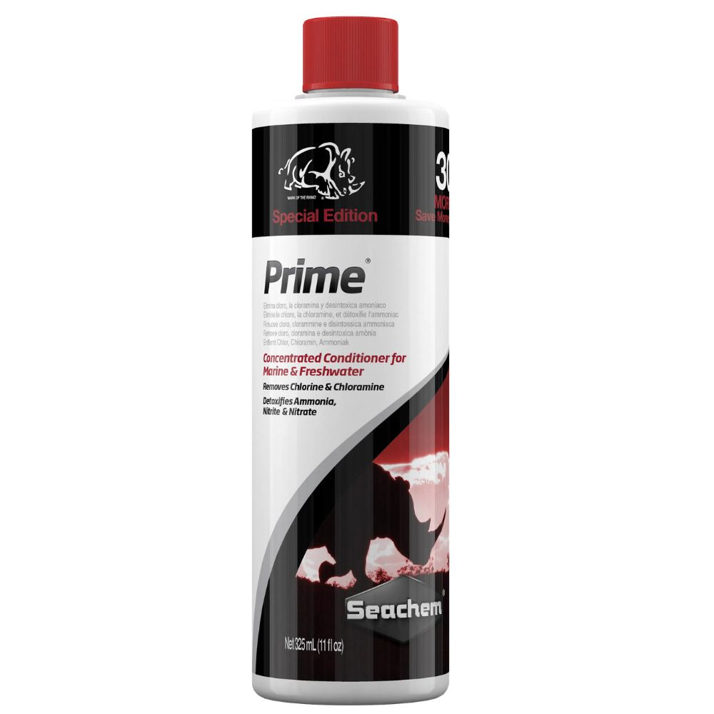 Seachem Prime Bonus Rhino +30% BONUS 325 mL Micro Aquatic Shop