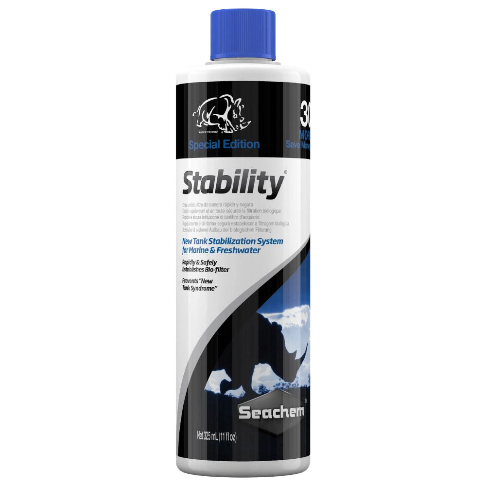 Seachem Stability Bonus Rhino +30% BONUS 325 mL Micro Aquatic Shop