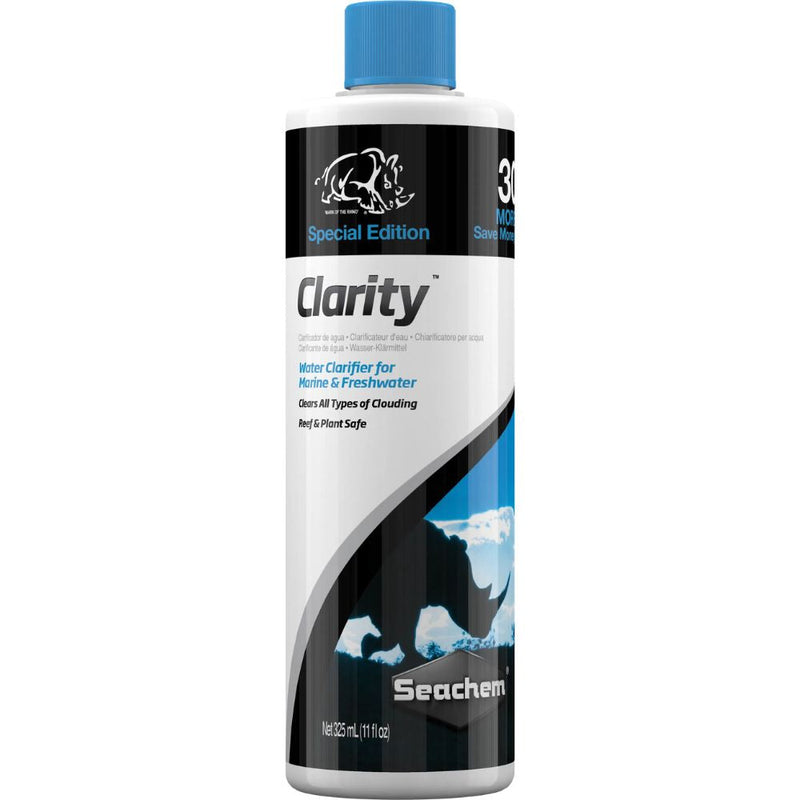 Seachem Clarity Bonus Rhino +30% BONUS 325 mL Micro Aquatic Shop