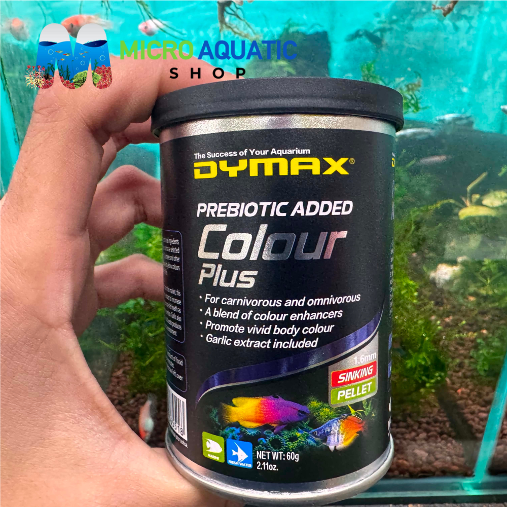 Dymax Colour Plus 60G Small Sinking Pellet (1.6mm)