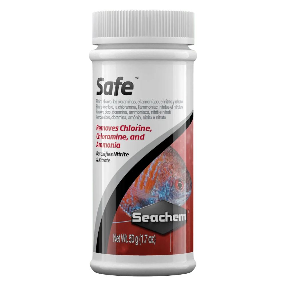 Seachem Safe 50g - removing chlorine, chloramine, and detoxifying harmful ammonia, nitrite Micro Aquatic Shop