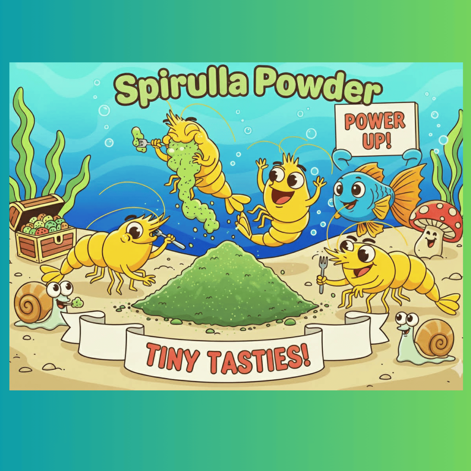 Spirulina Powder - Fry / Shrimplet Food Micro Aquatic Shop