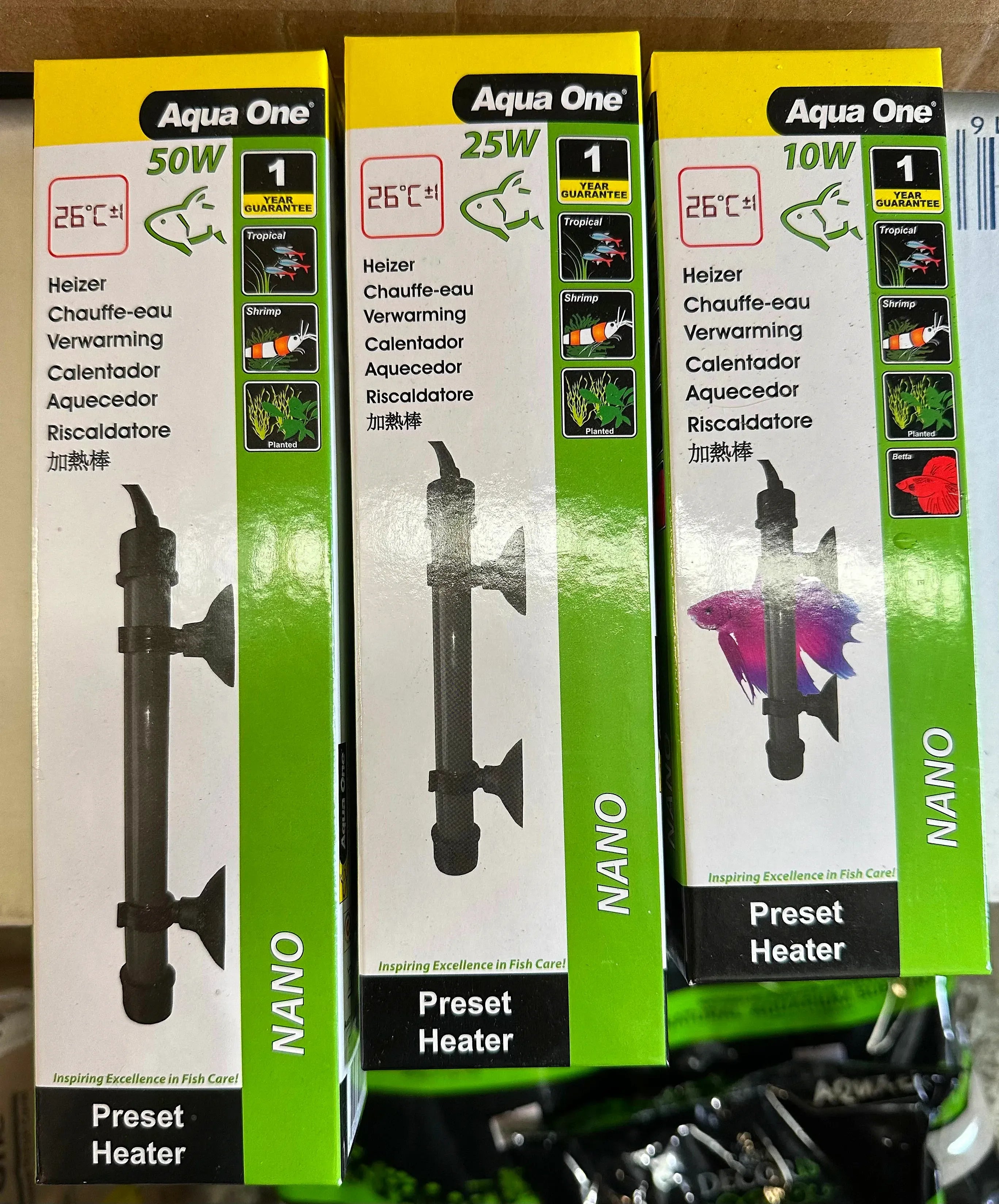 Aqua One Preset Heater Nano