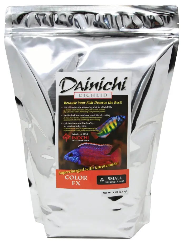 Dainichi Color FX 2.5kg Small (3mm) Sinking Pellets Micro Aquatic Shop