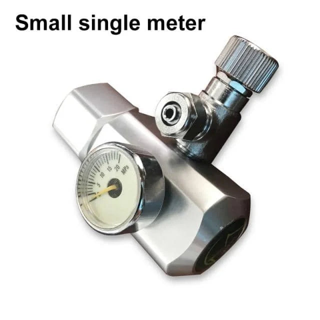 DIY Aquarium CO2 Regulator Magnetic Solenoid Kit Check Valve Fish Tank Accessories CO2 Control System Reactor Generator Set