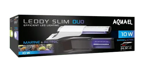 Aquael Leddy Slim Duo 10W Marine & Actinic White Micro Aquatic Shop