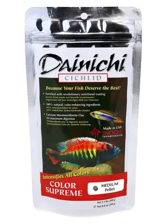 Dainichi Color Supreme 250g Medium (5mm) Floating Pellets Micro Aquatic Shop