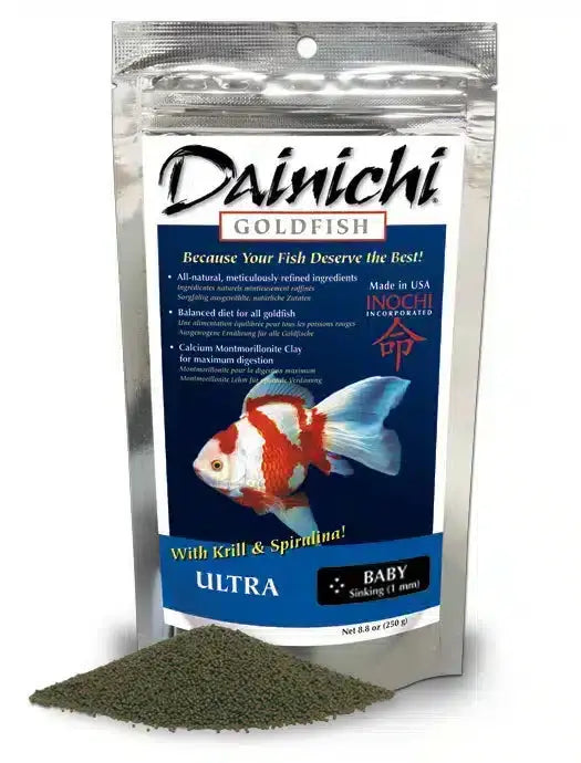 Dainichi Goldifsh Ultra 250g Baby (1mm) Sinking Pellets Micro Aquatic Shop