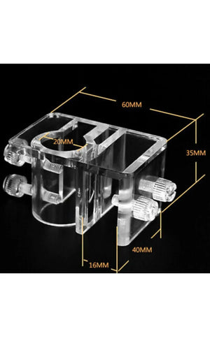 Acrylic Filter Pipe Holder- Lily pipe holder