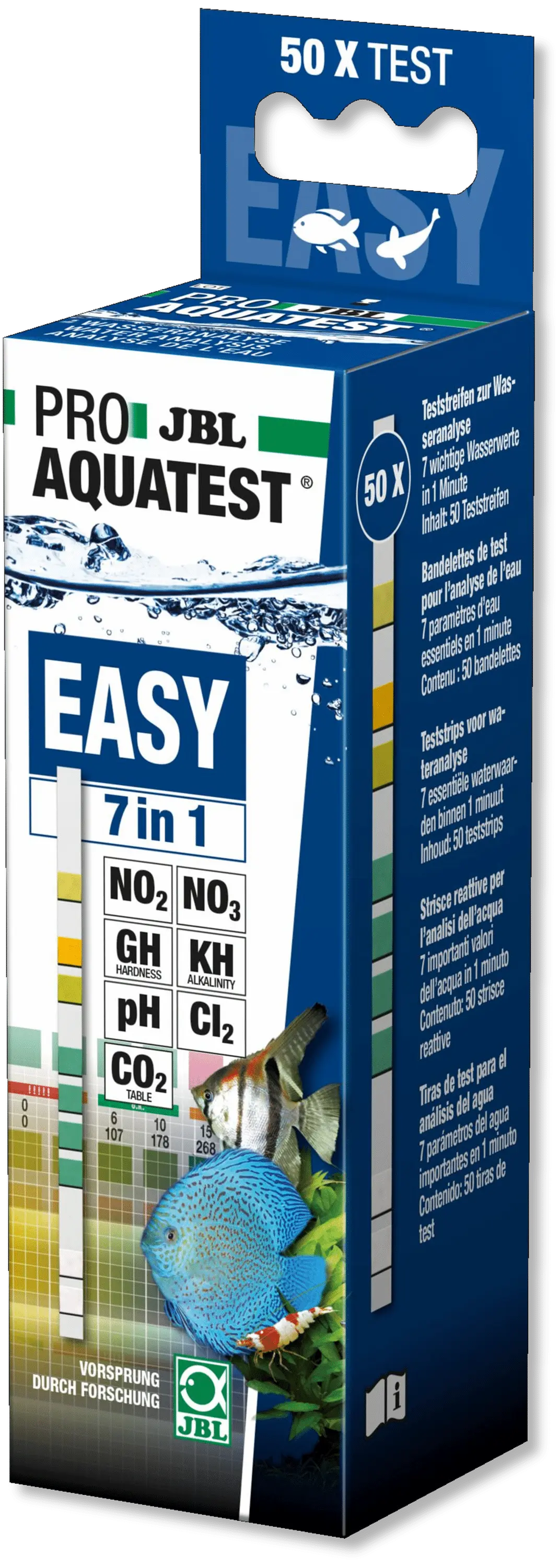 JBL Easy 7in1 Test Strips 50pk Micro Aquatic Shop