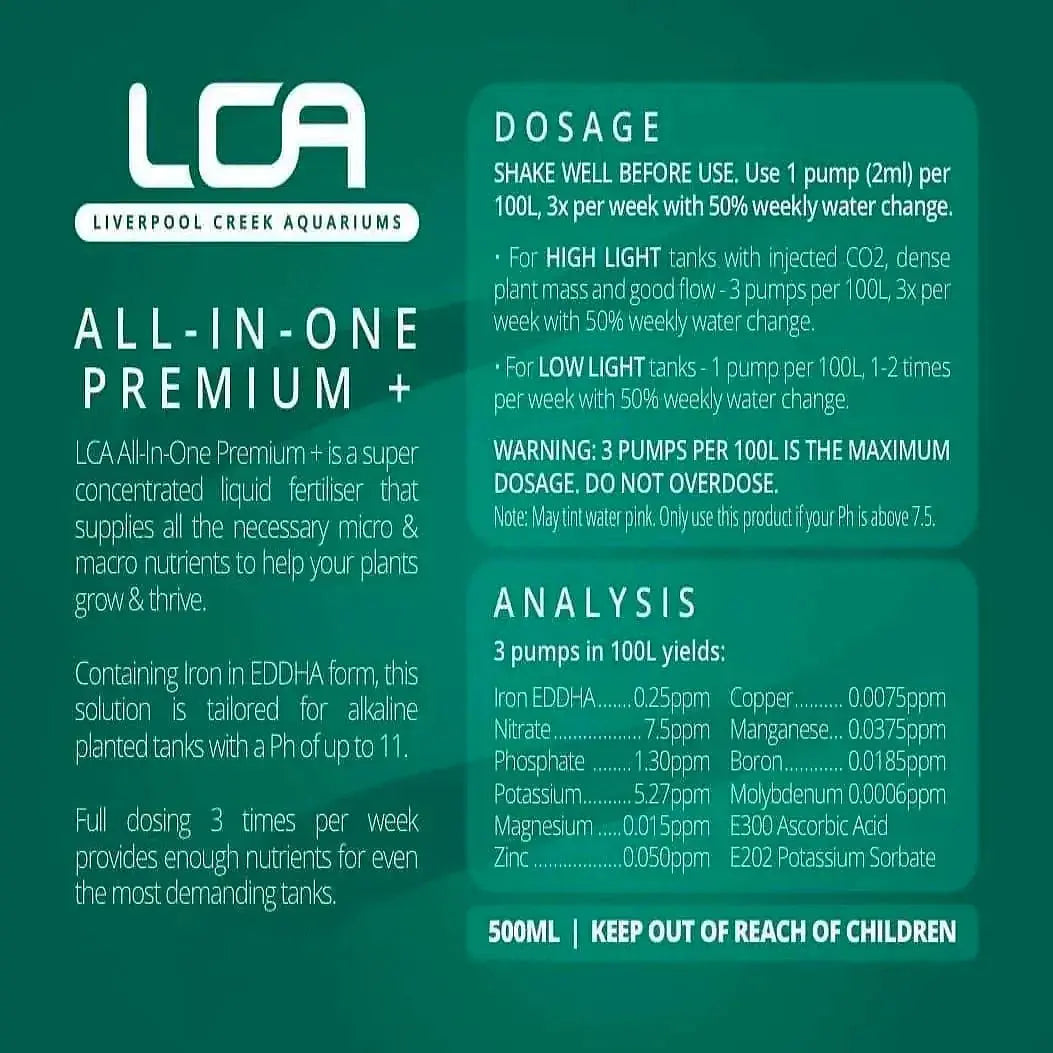 All-in-One Premium+ ( Ph above 7.5 )