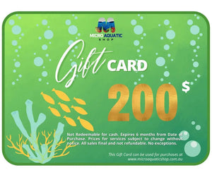 Micro Aquatic Shop Gift Card