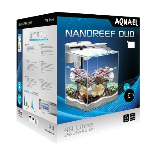 Aquael Nano Reef Duo 35 White Aquarium Set Micro Aquatic Shop