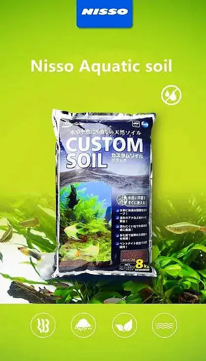 potting soil for aquarium plants Nisso Custom Plant Soil Black – Premium Aquarium Substrate – Micro Aquatic Shop