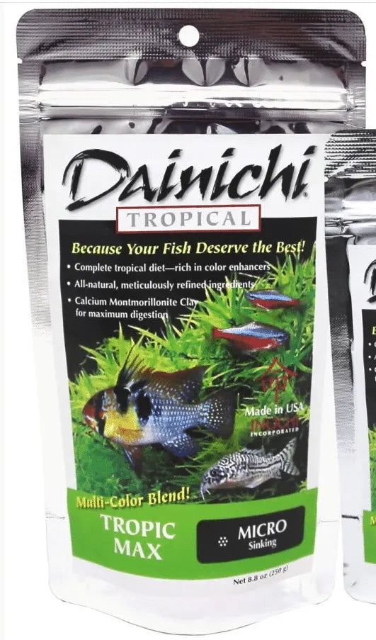 Dainichi Tropic Max 250g Micro (0.9mm) Sinking Pellets Micro Aquatic Shop