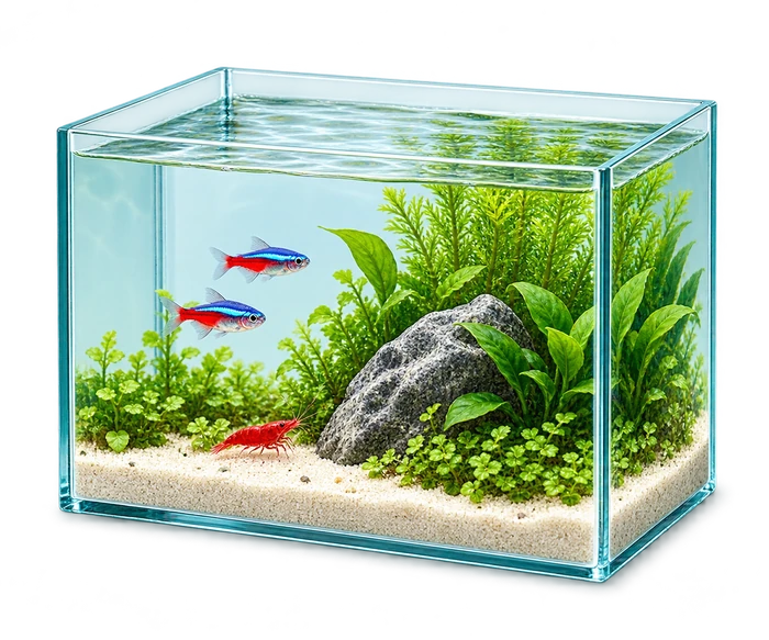 Planted freshwater aquarium