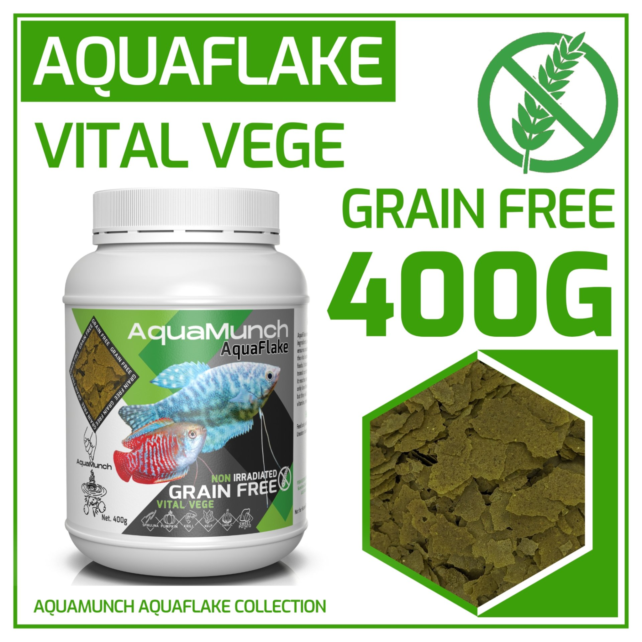 AquaMunch AquaFlake Vital Vege Flake Aqua Munch