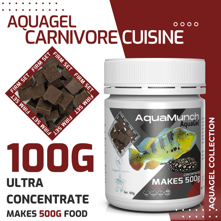 AquaMunch AquaGel Carnivore Cuisine 100g "Makes 500g" Aqua Munch
