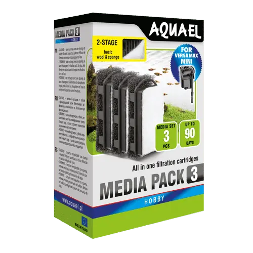 Aquael Versamax-mini Standard Media Pack (3pk) Micro Aquatic Shop